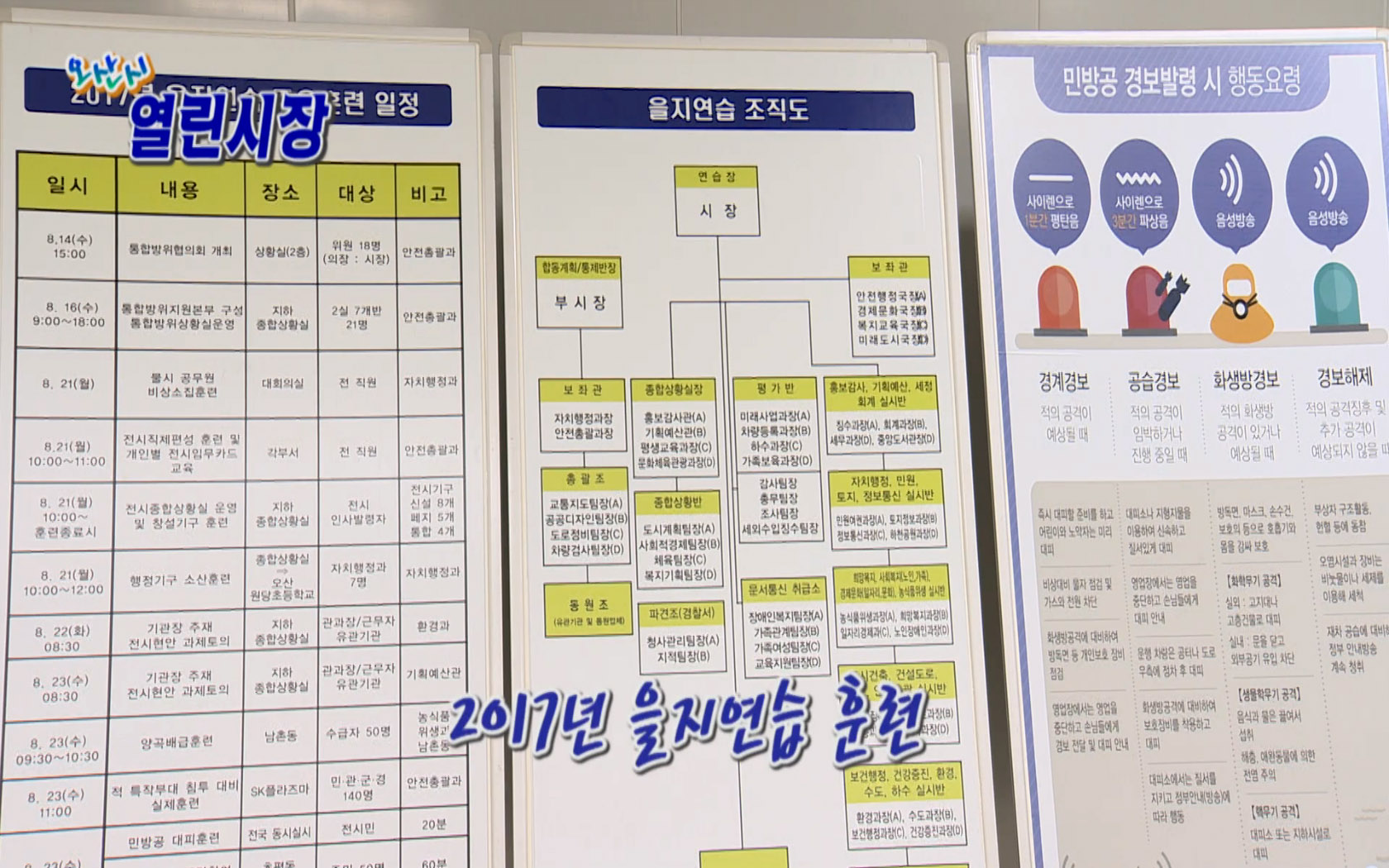 오산시, 2017 을지연습 실시