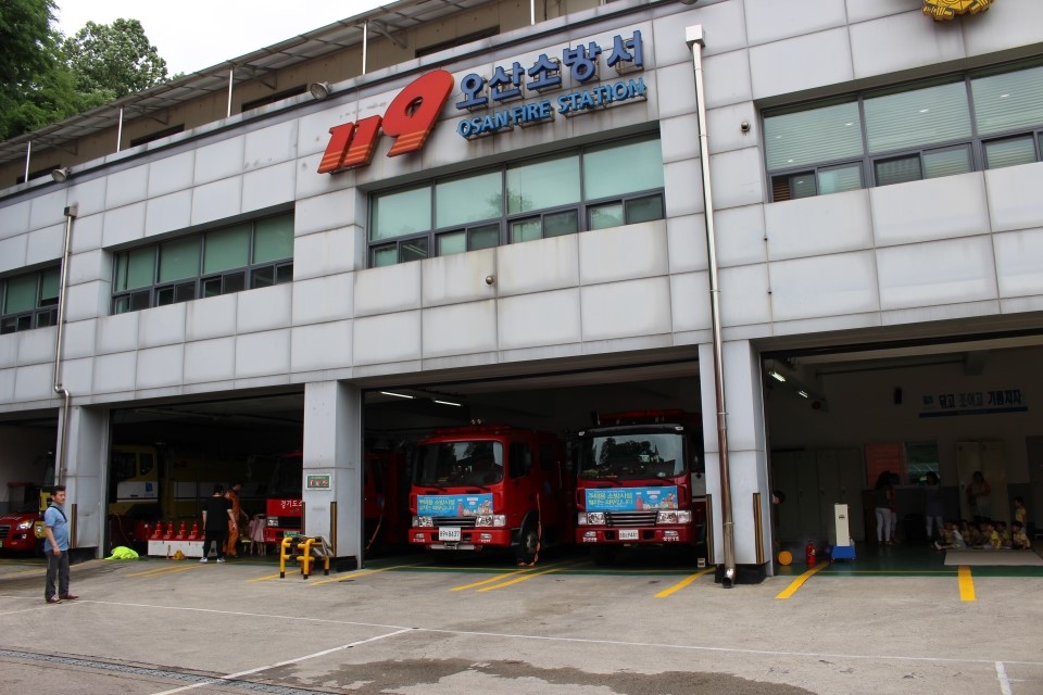 오산소방서 '소소심' 체험교육 현장~<시민기자 김향래>;