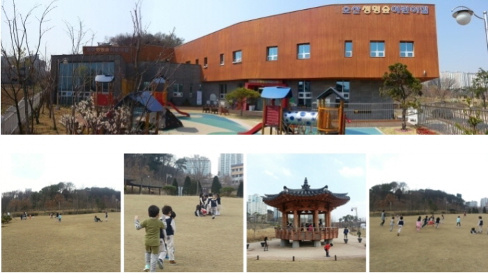 고인돌 공원에서는 지역주민을 위한 미술심리치료가 무료