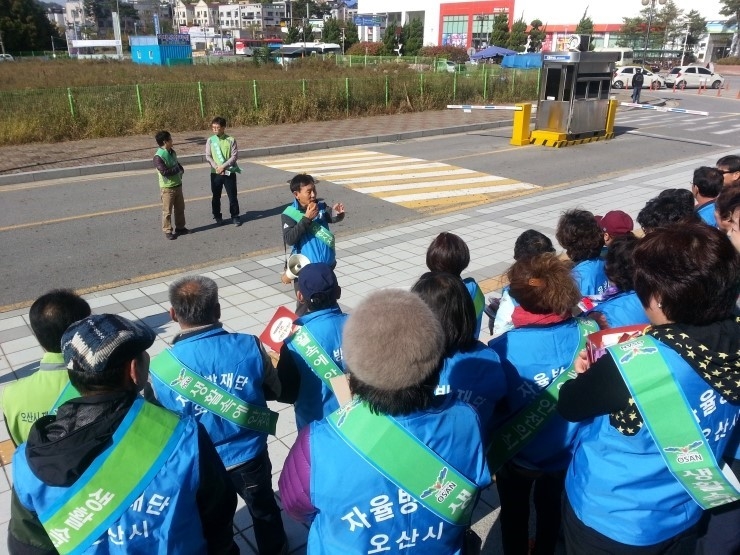 동절기 생활안전 캠페인에 방재단이 앞장서요.