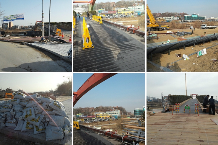 오산천 다리가 새롭게 단장했어요!