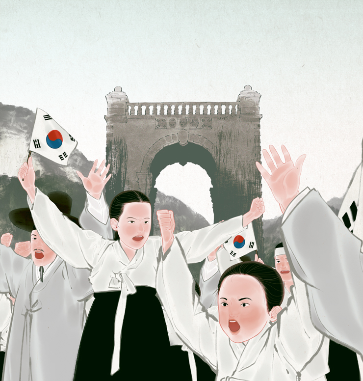 오산 오매장터 3·1 만세 운동 재연 행사<시민기자 박유진>;