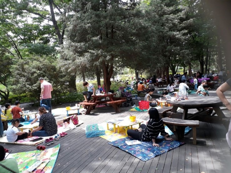 물향기수목원에서 열린 환경백일장·환경그림그리기대회<시민기자 정덕현>; 