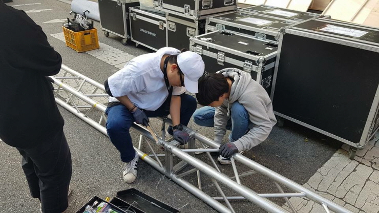 오산대학교 학생들이 직접 준비한 '제3회 오산 빛 축제'<시민기자 손선미> 