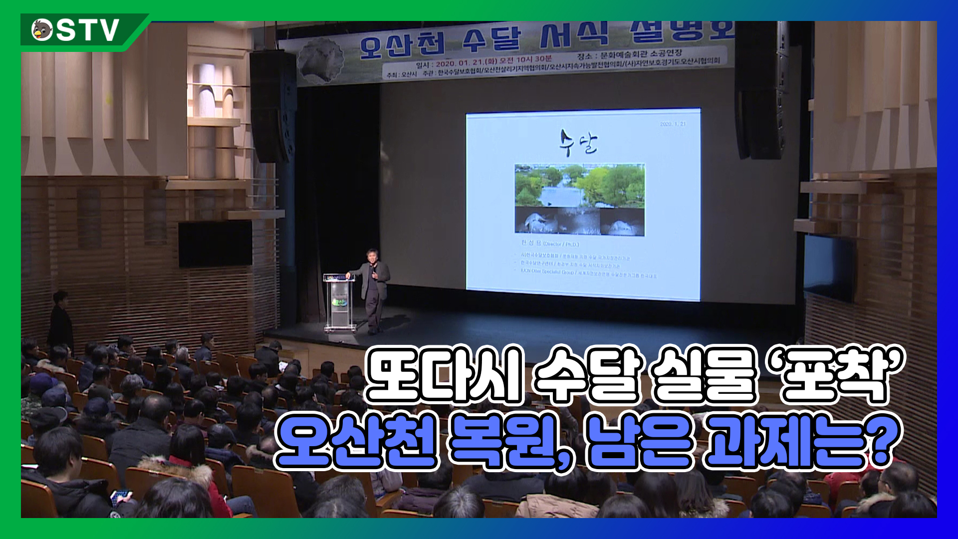 또다시 수달 실물 ‘포착’...오산천 복원, 남은 과제는 