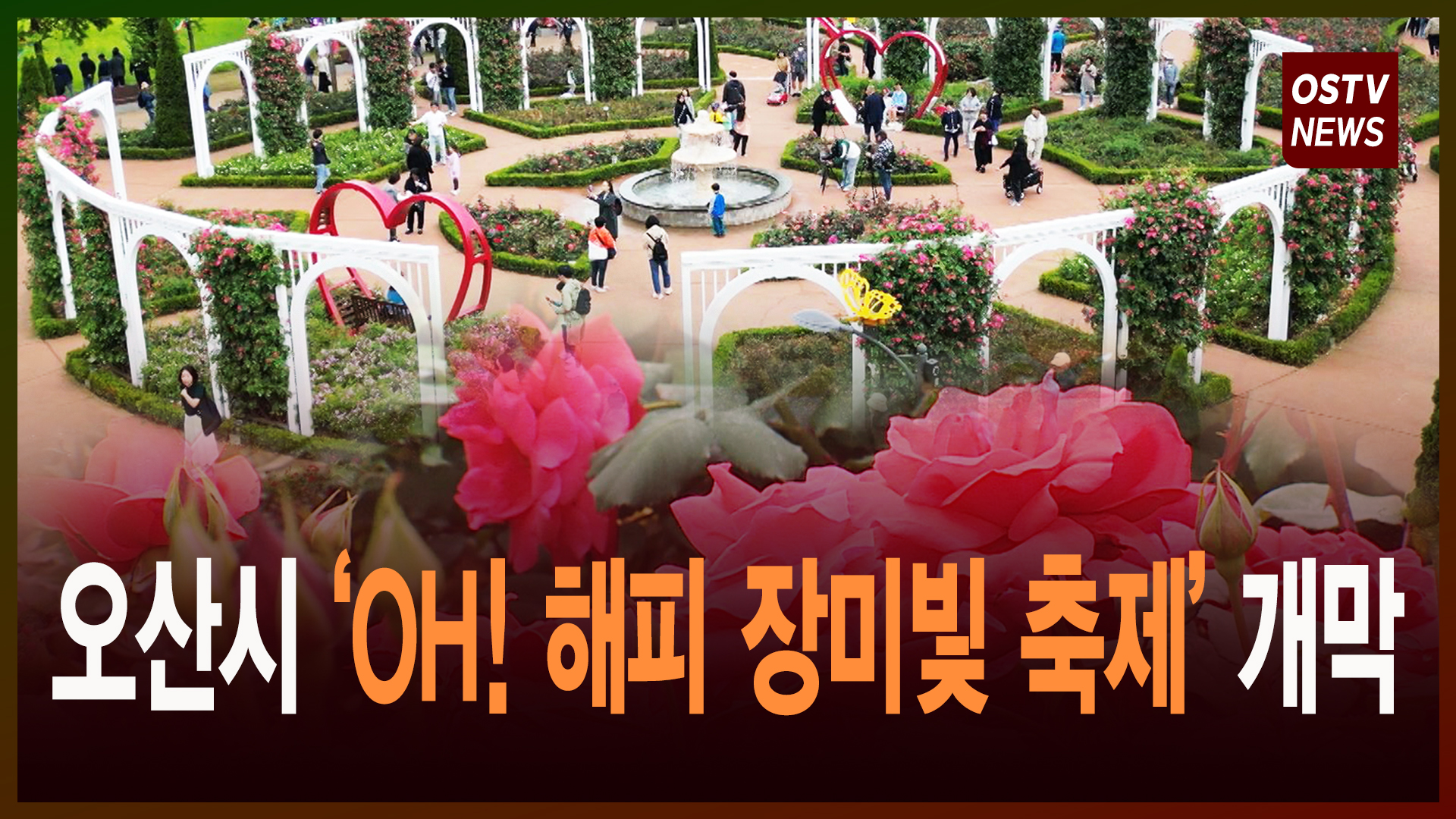 오산시 ‘OH! 해피 장미빛 축제’ 개막
