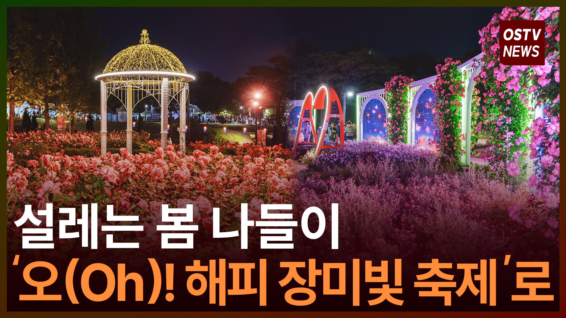 ‘제2회 오(oh)!해피장미빛축제’ 개막